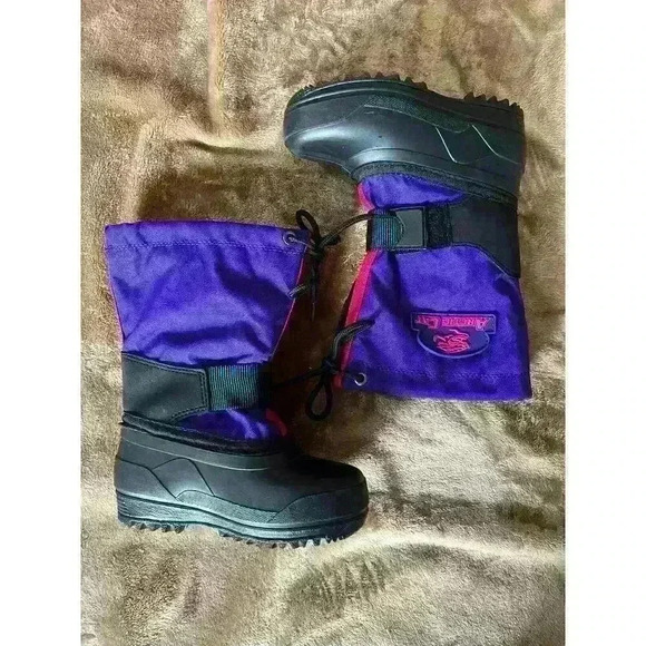 Arctic Cat Winter‎ Snow Boots Little Girls Size 8 - Picture 4 of 7